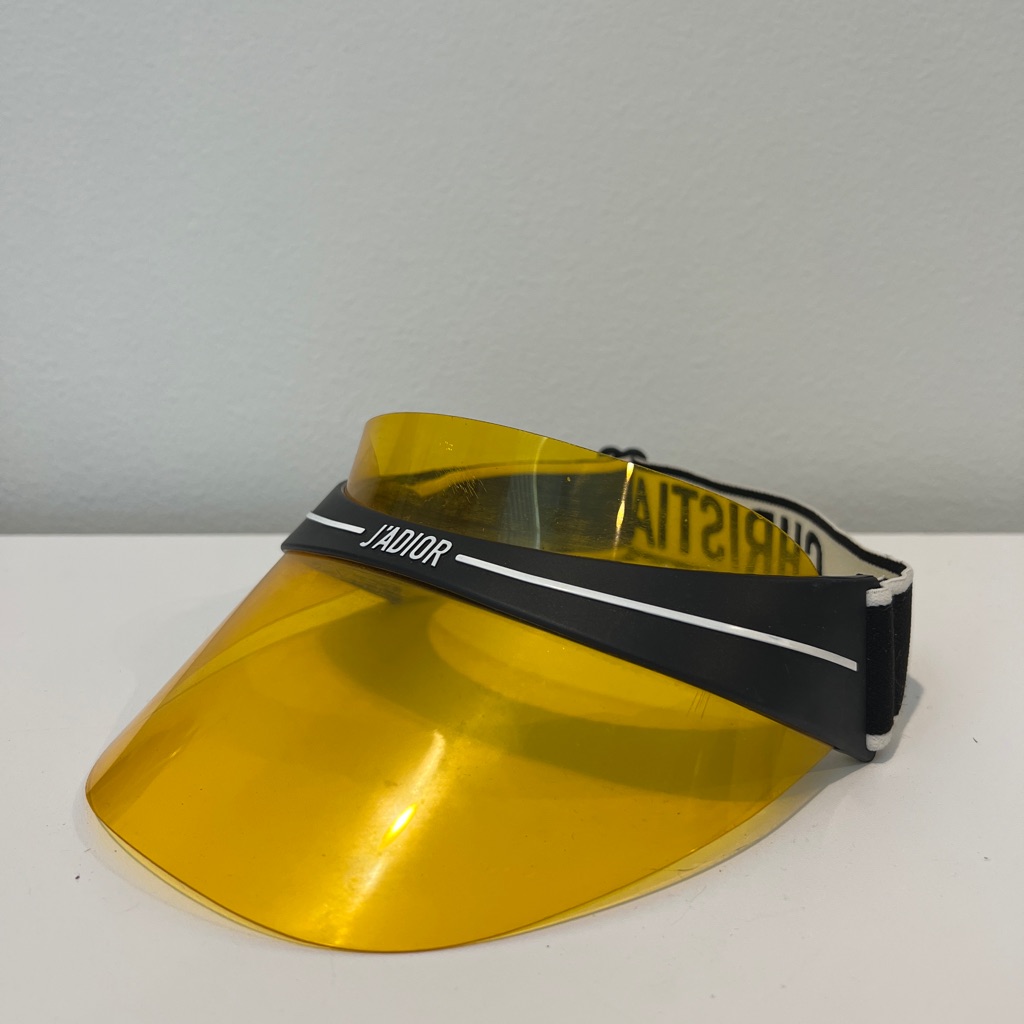 Christian Dior Yellow Visor